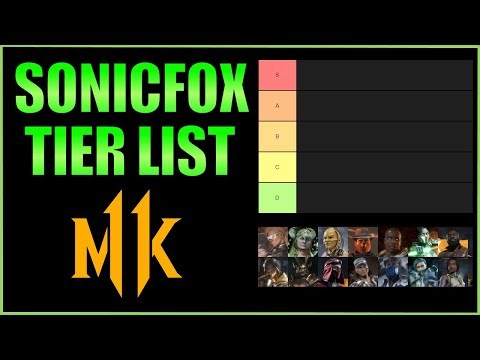 SonicFox - Shares His MK11 Character Tier List  【Mortal Kombat 11】