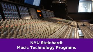 Music Technology At Nyu Steinhardt Undergraduate Graduate And Doctoral Programs