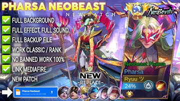 Script Skin Pharsaa Neobeast No Password | Full Effect Voice | Patch Terbaru
