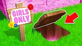 What's Inside this GIRLS ONLY Secret Room..?  Fortnite