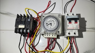 STREET LIGHT TIMER SETTING & CONNECTION PRACTICALLY! 24 HOUR TIMER CONNECTION