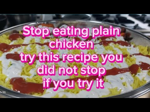 Chicken Rice High protein halal chicken instead #chicken#rice - YouTube