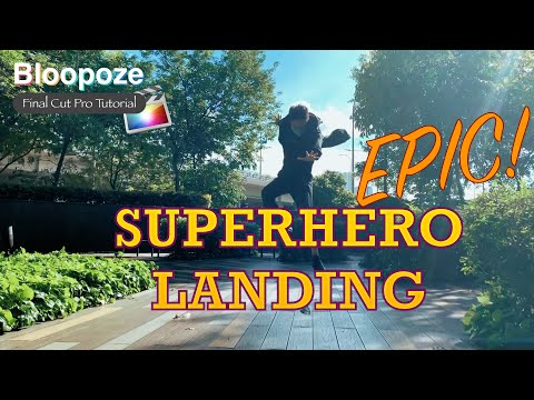 EPIC NINJA SUPERHERO LANDING EFFECT | Final Cut Pro X 2020