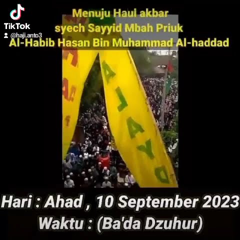 haul mbah priok tgl 10 september 2023.bada dzuhur.Habib Hasan Bin Muhammad Al Haddad(2)