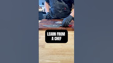 See How A CHEF Peels & Butterflies Tiger Shrimp 🍤🔪