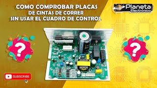 Como comprobar placas de cinta de correr plegable sin usar el cuadro de control. ‍♀