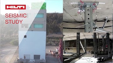 REVIEW of a building nonstructural component systems earthquake test using Hilti products & systems
