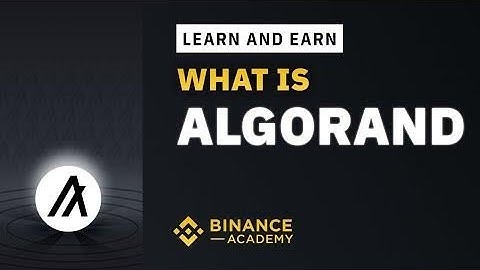 Binance Learn And Earn || What Is Algorand (ALGO)? Quiz Questions/Answers #binance #binancequiz