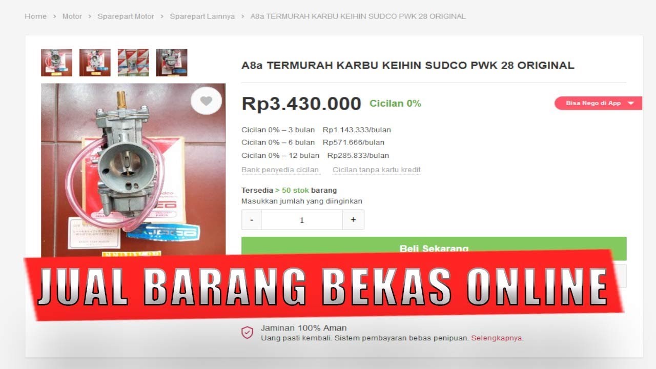 Cara Menjual Barang BEKAS Online di Bukalapak - YouTube