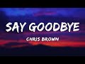 Say Goodbye - Chris Brown (Lyrics)