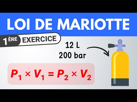 Loi de MARIOTTE : calculer un volume ou une pression | 1ère | Physique