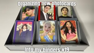✨ Sorting and Organizing new photocards #19 ✨