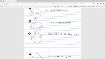 Maths: Circle geometry
