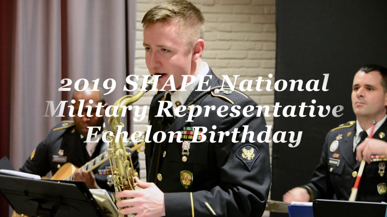 NATO Jazz Combo performs at the 2019 SHAPE National Military Representative Echelon Birthday