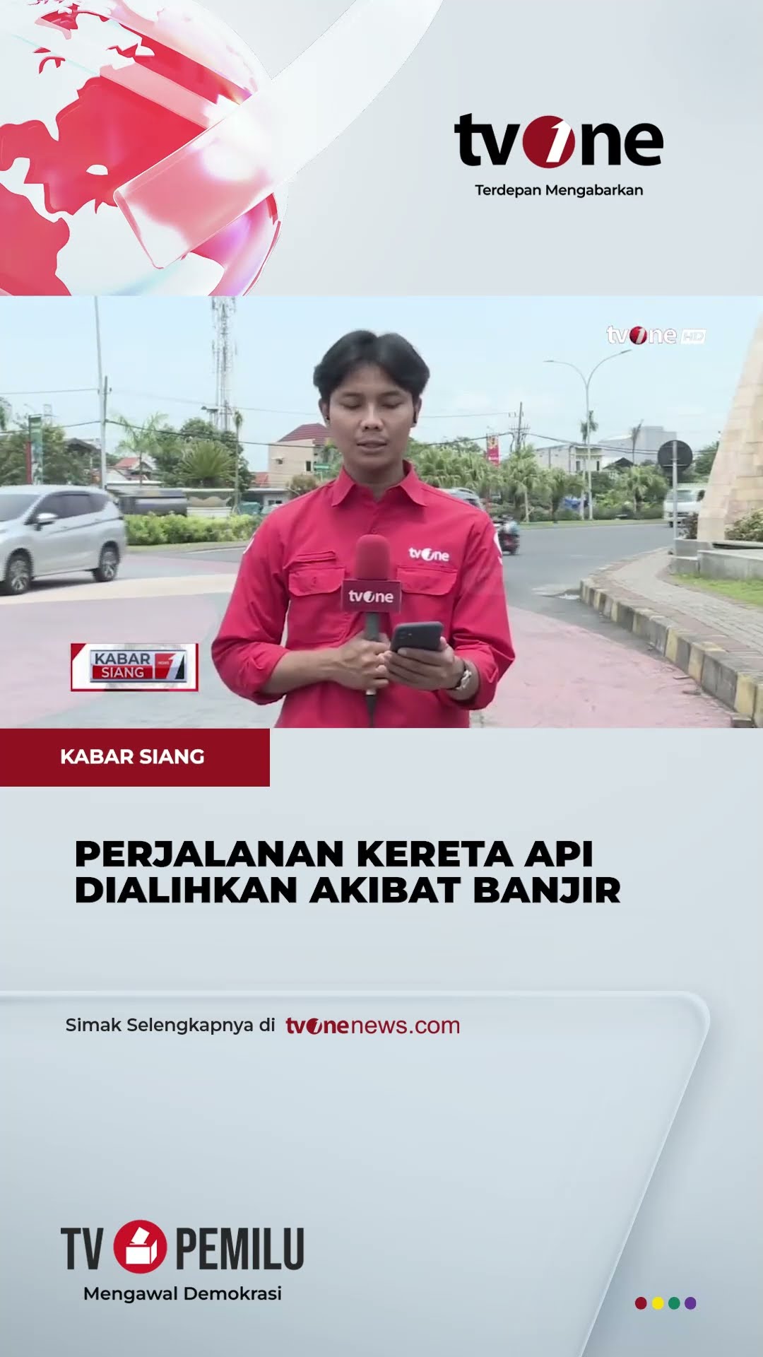 Akibat Banjir, Tiga Kereta di Surabaya Rubah Jalur | tvOne
