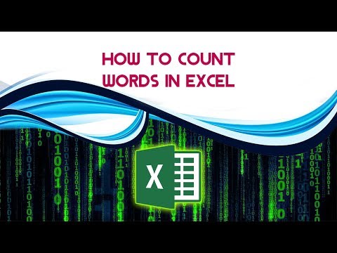How to count words in excel? - YouTube