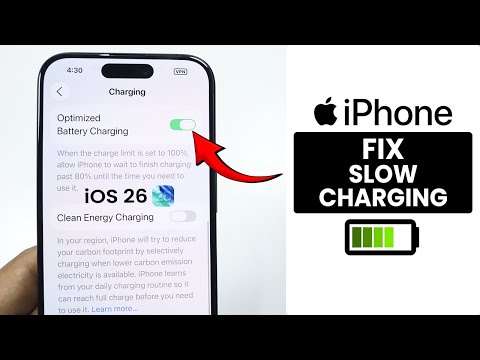 IOS 26 How To Fix IPhone Slow Charging Problem Solve Slow Charging Issue