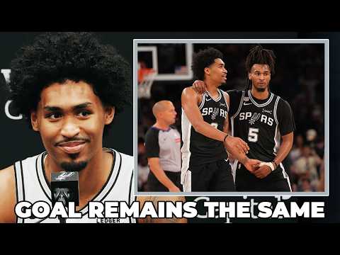 Dylan Harper 26-27 San Antonio Spurs External Media Day Press Conference