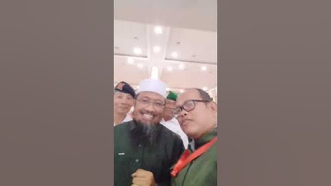 Ustad Andri Kurniawan bersama Muji Sabarno Jurnalis eks 96