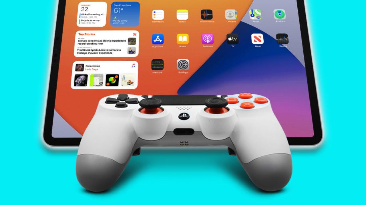How To Connect a PS4 Controller to iPad & iPhone - IOS14 - YouTube