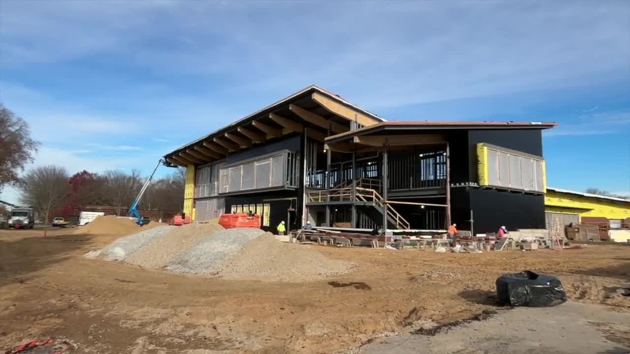 New Walker library is half done