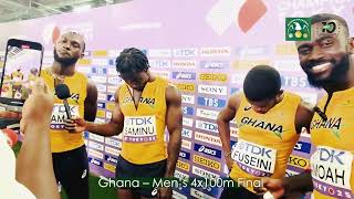 Ghana–Men’s 4x100m Final at the World Championships Tokyo 2025