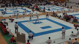 2014年IH 女子 空手道 団体組手 準決勝 御殿場西（静岡）×花咲徳栄（埼玉）