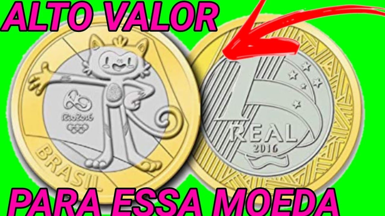 ALTO VALOR PARA MOEDA DO GATO VINÍCIUS DAS OLIMPÍADAS RIO 2016 - YouTube