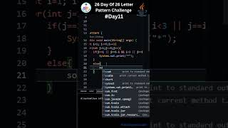 Day 11: How To Print K Alphabet Shape Using Star In java (For Beginner) || 26 Days of Code