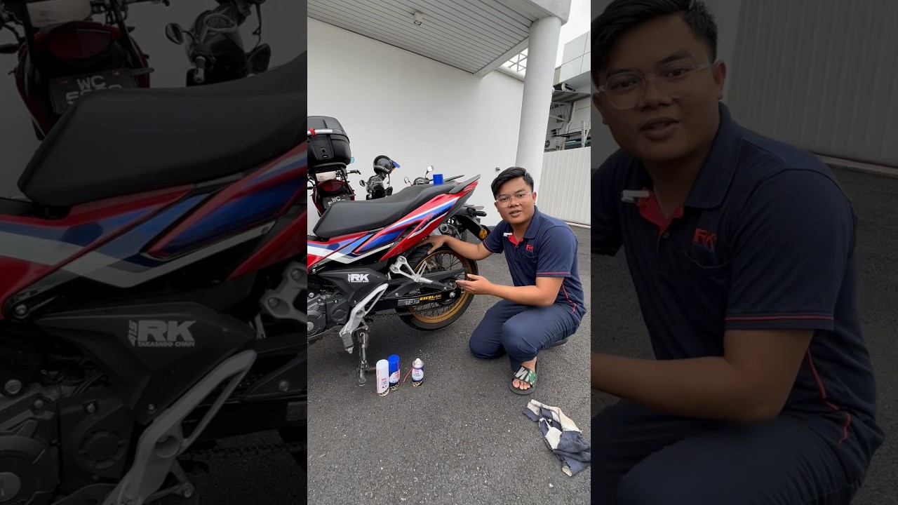 Importance of using chain lube and chain cleaner 