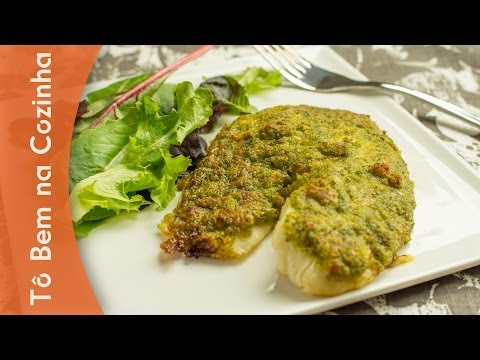 TILÁPIA EM CROSTA DE PESTO - Receita de tilápia (Episódio #58)