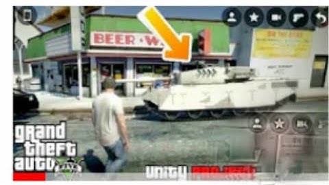 GTA V For Android ! New Unity Project 2018 !! [Tank, Helicopter]