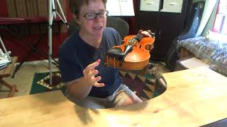 Violin Set-Up: Shoulder Rest Fulcrum + Chin Rest Hook Concept