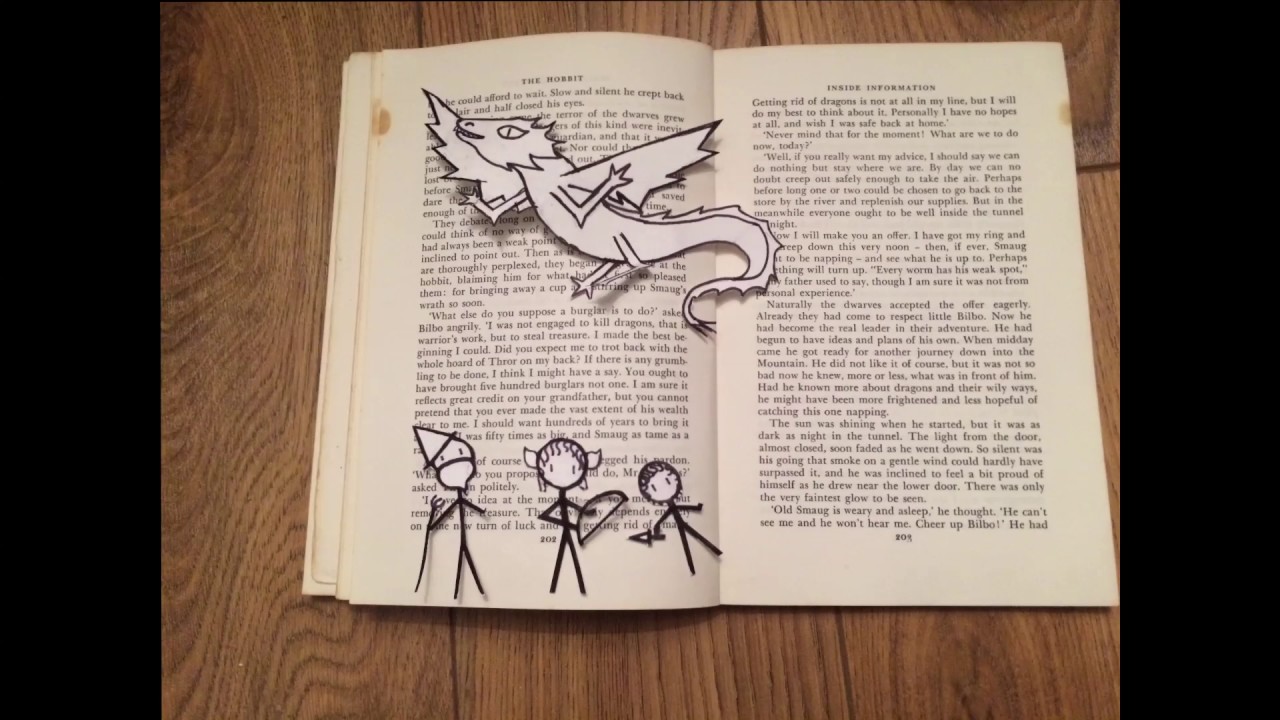 Hobbit stop motion book animation YouTube