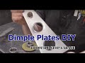 DIY Dimple Plates - No fancy tools.