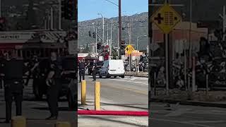 Metrolink train in Glendale slams into car, at least 1 dead