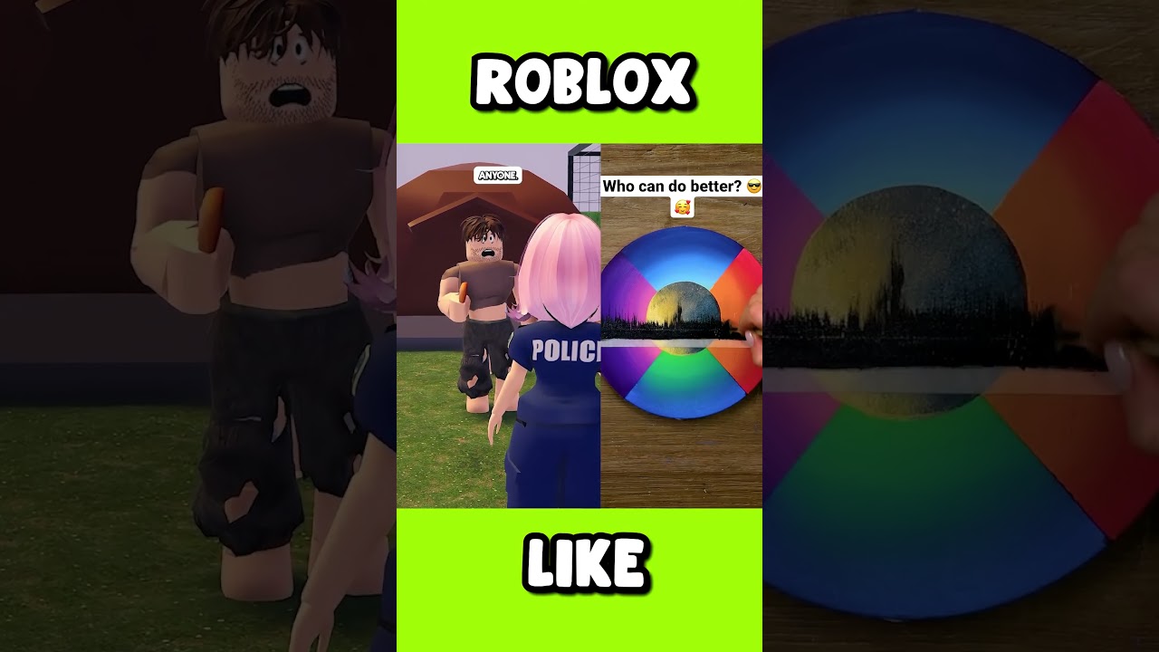 THIS IS WHY I BECAME A WOMAN POLICE OFFICER 😌 #robloxedits #shorts