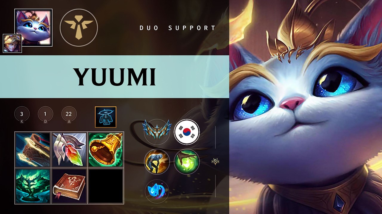 Yuumi Support vs Karma - KR Challenger Patch 26.08 - YouTube
