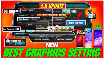4.0 UPDATE😱BEST GRAPHICS SETTING FOR  ZERO *LAG* LOW-END & HIGH DEVICES | SUPER SMOOTH GRAPHICS BGMI