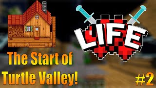 The Start of Turtle Valley! - Minecraft XLife [2]