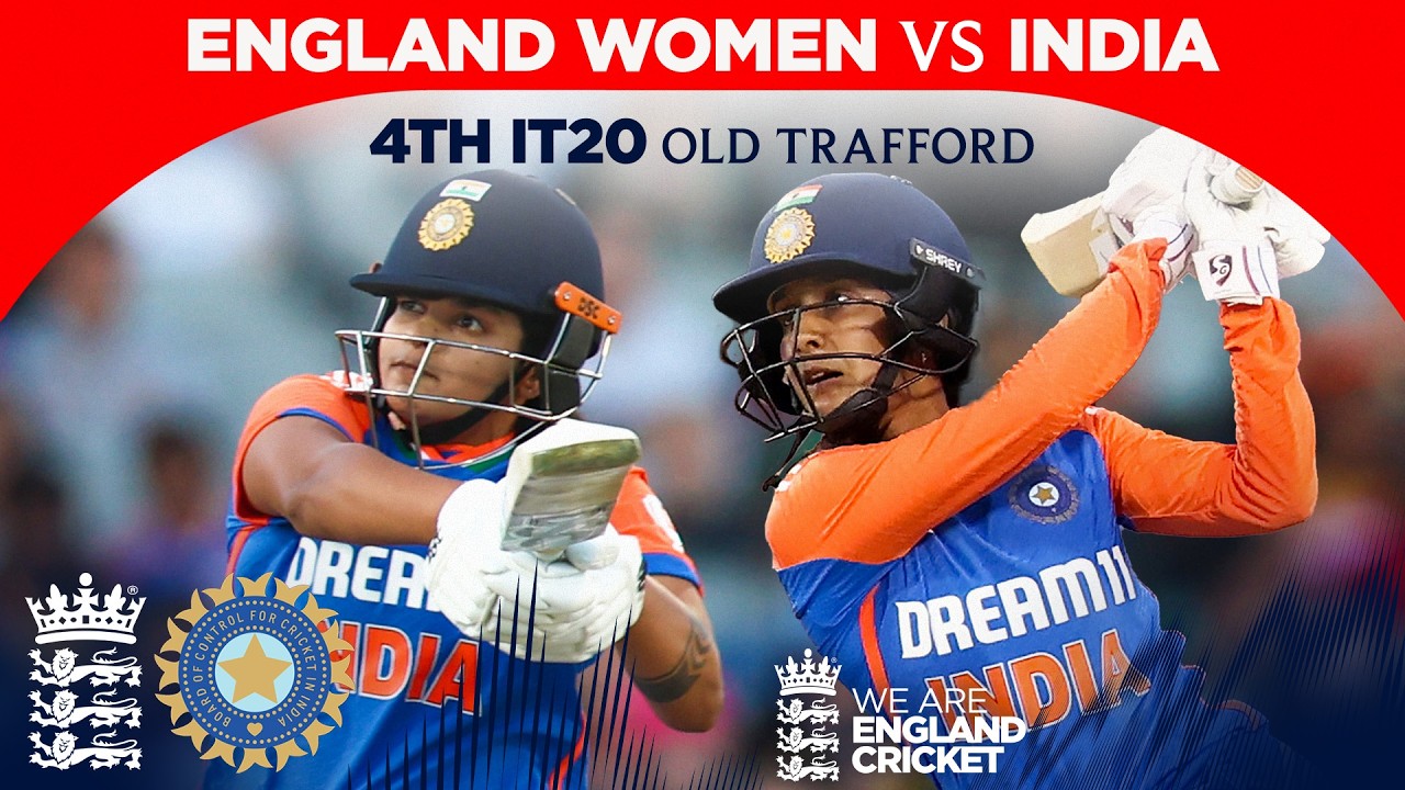 Verma & Rodrigues Lead India Home | Highlights - England v India | 4th Women’s Vitality IT20 2025