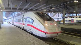 Długi ICE4 BR412.4 jako wieczorne połączenie ICE do Dortmund Hbf 1.07.2026 4k60