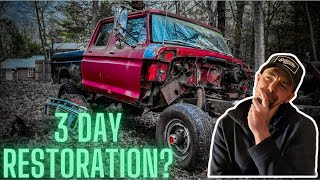 Can I restore this super rare Ford F250 Crew Cab in 3 days? by RanWhenParked 365 views 4 months ago 36 minutes