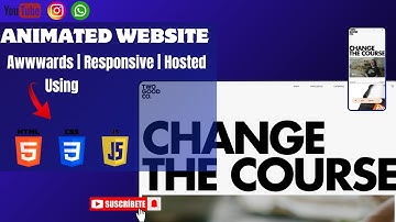 Design an Animated Website and Stand Out in College | Front-End Minor Project 2024