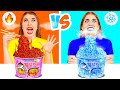 Sfida Del Cibo Caldo vs Quello Freddo | Sfida Folle da BaRaDa Challenge