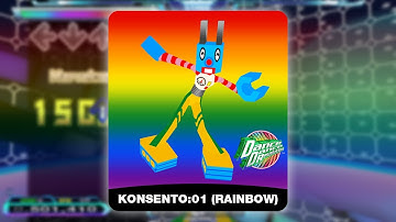 DDR XX ~STARLiGHT~ 2.0: rainbow rainbow (EXPERT) + Rainbow KONSENTO:01