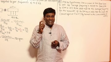 Alternator at No Load | Problem set 1 | KN Rao for GATE