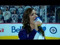 NSH@WPG, Gm3: Stacey Nattrass performs anthem