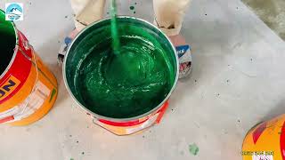 Quy trình thi công sơn Epoxy ( hệ lăn ) / Các bước thi công sơn Epoxy ( hệ lăn )