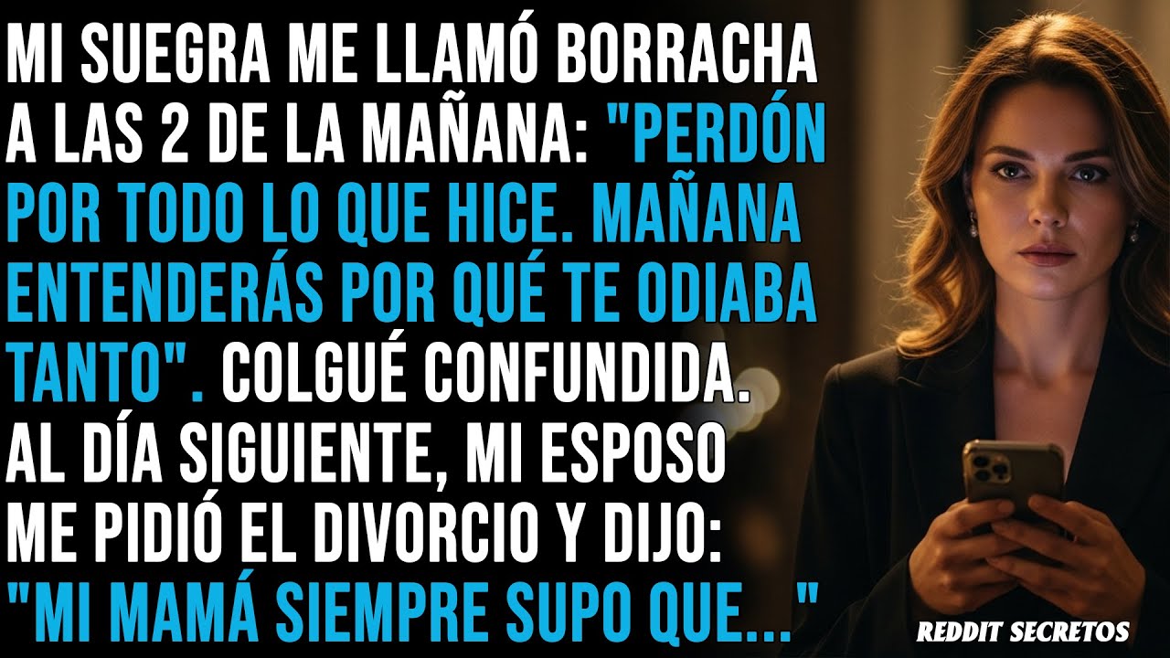 Mi suegra me llamó borracha a las 2 de la mañana: 